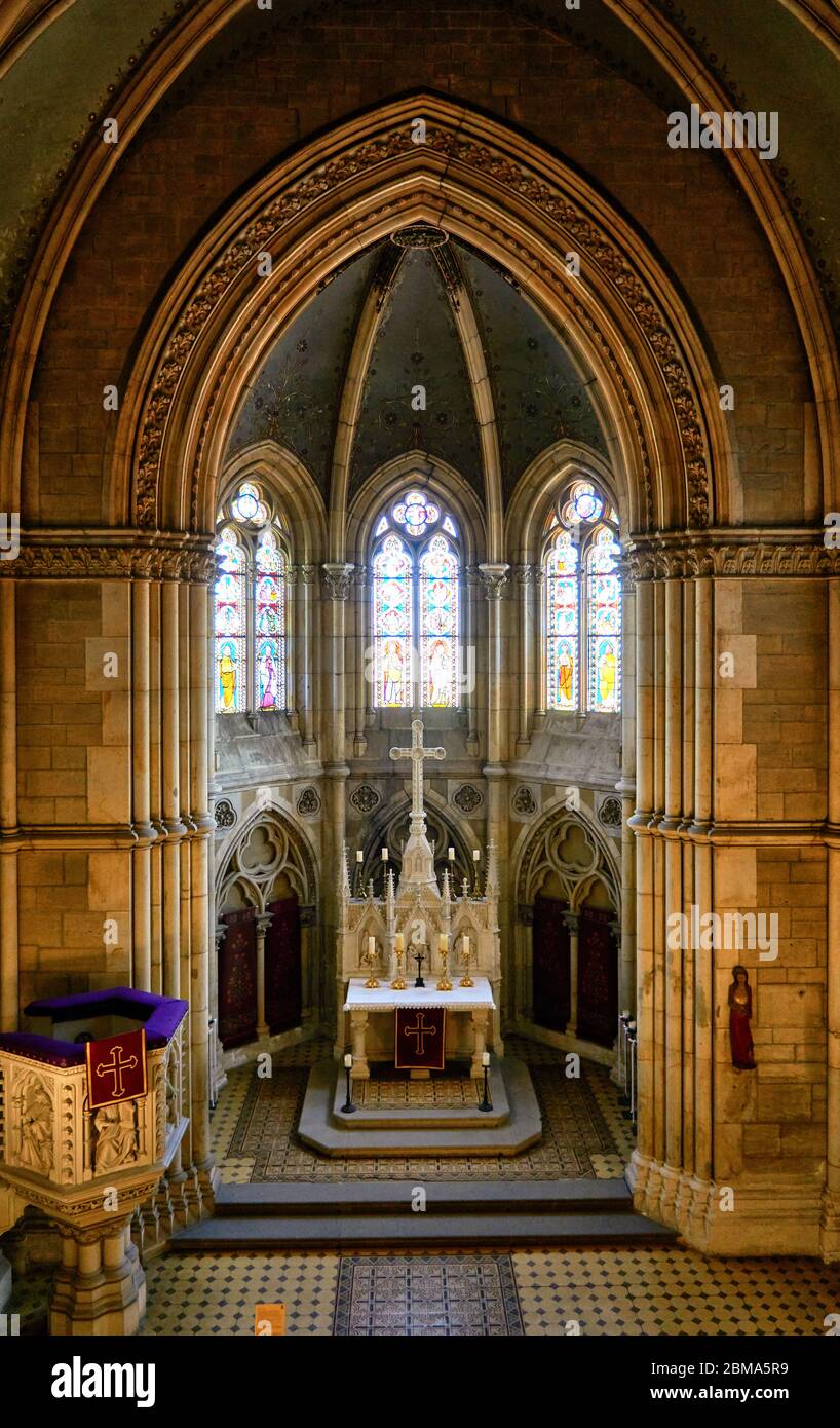 Intérieur de l'église Saint-Pantaléon et Anna dans le château de Wernigerode. Saxe-Anhalt, Allemagne Banque D'Images