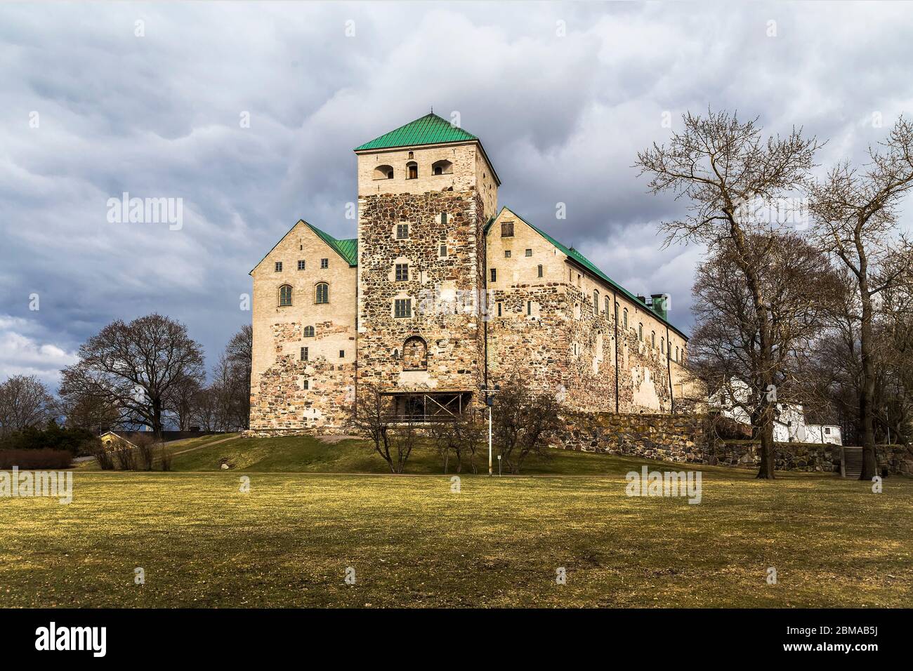 Le château de Turku (Abo slott) est un bâtiment médiéval situé dans la ville de Turku en Finlande Banque D'Images