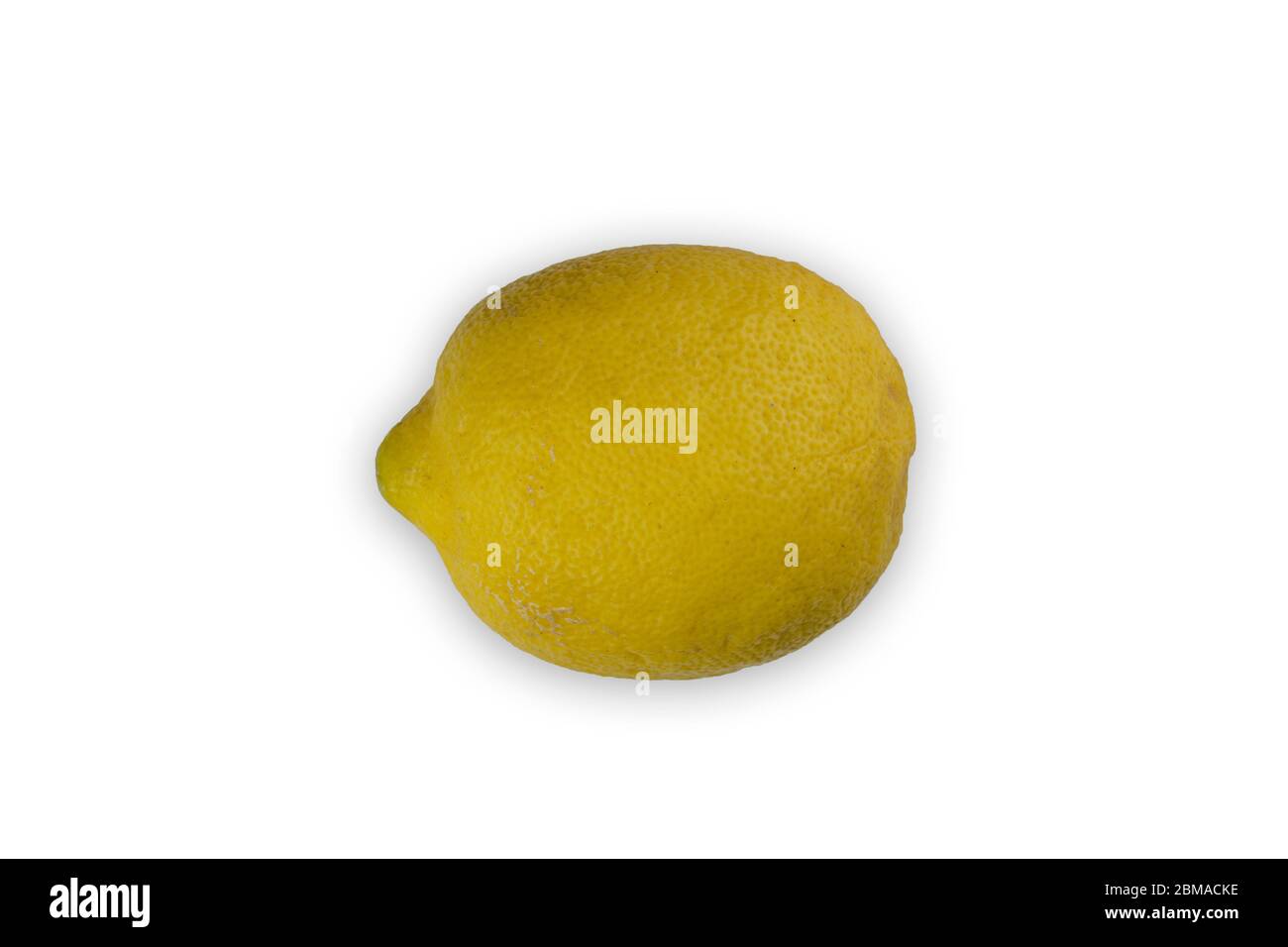 un citron jaune mûr entier Banque D'Images