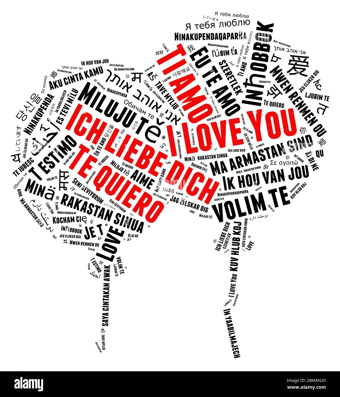L Amour Dans Toutes Les Langues Banque D Image Et Photos Alamy