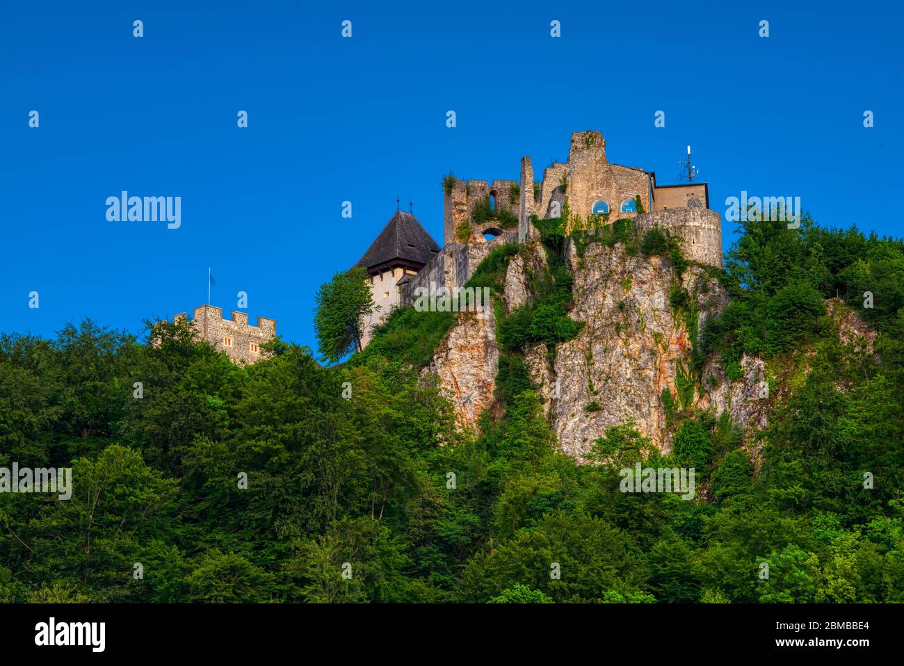 Ancien château de Celje, Stari grad Celje Banque D'Images