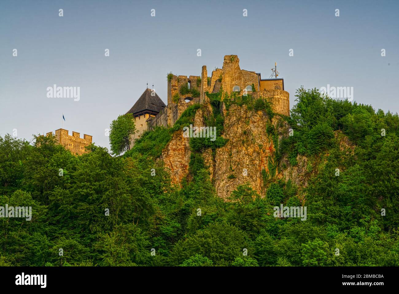 Ancien château de Celje, Stari grad Celje Banque D'Images