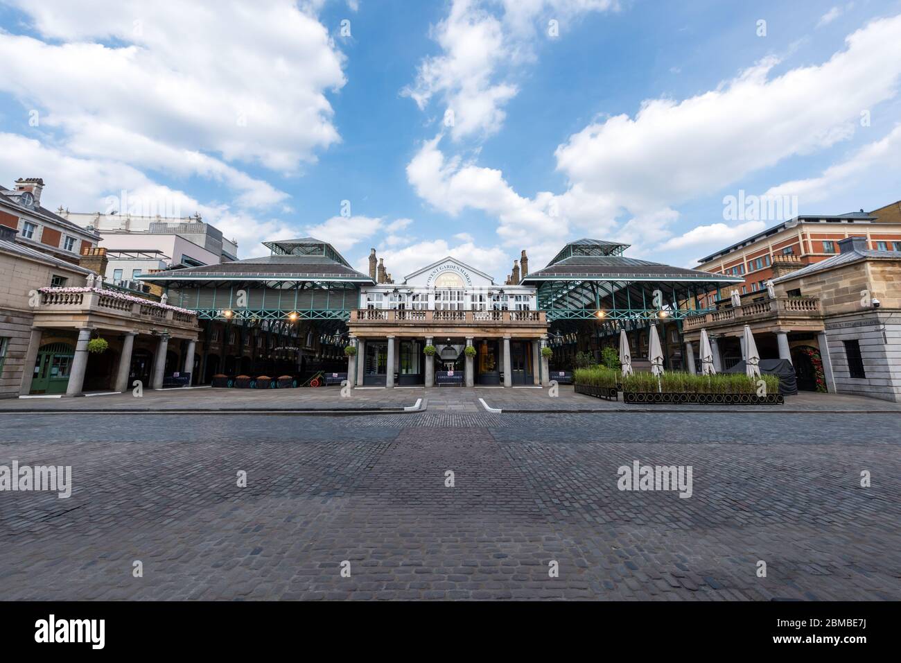 Covent Garden Market, Londres, Royaume-Uni - déserté en raison de Covid-19 Lockdown Banque D'Images