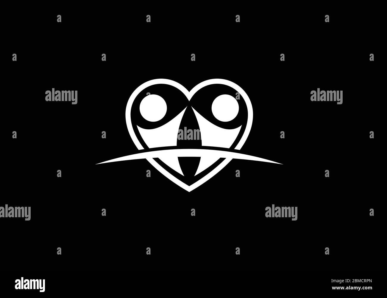 Modèle de logo connecter les personnes, logo de réseau social personnes Illustration de Vecteur