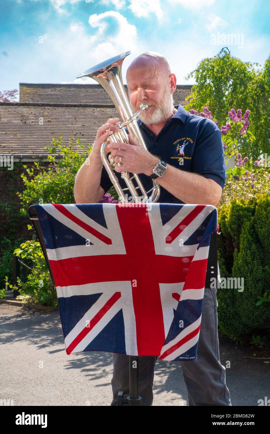VE JOUR 2020 8 mai 2020 Arkesden Essex, UK Credit: Mark Bourdillon/Alay Live News Banque D'Images