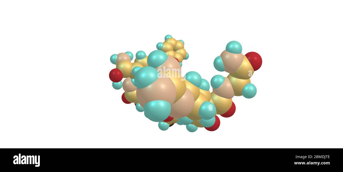 Desmopressine ou DDAVP est un médicament utilisé pour traiter le diabète insipidus, le coupage, l'hémophilie A. illustration 3d Banque D'Images