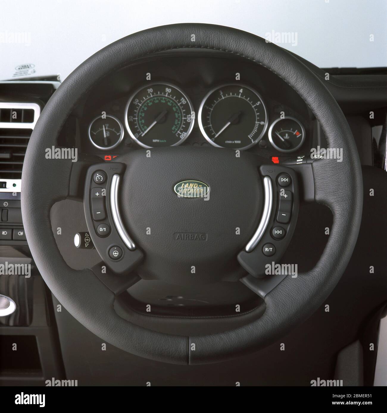 Intérieur d'un Range Rover Westminster 2003. Modèle L322 Banque D'Images