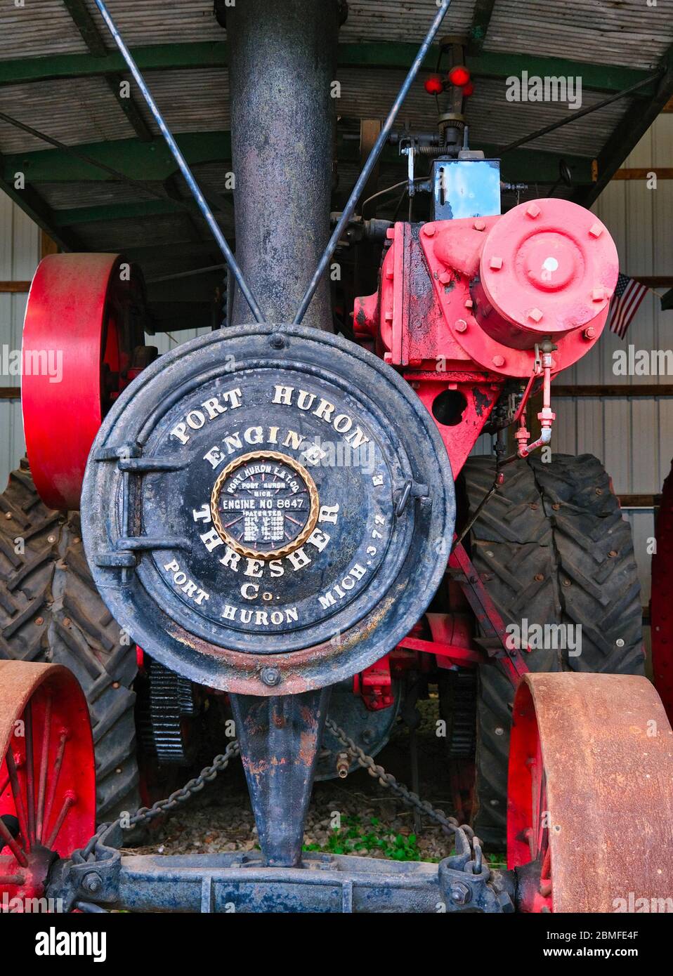 Batteur pour moteur Port Huron Banque D'Images
