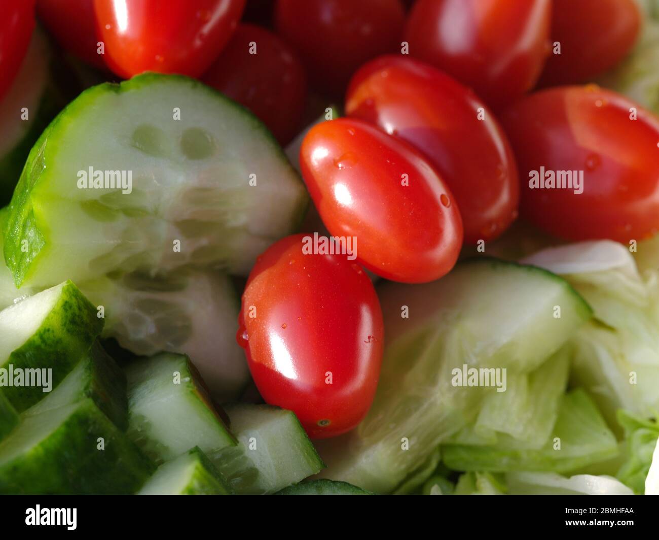 Salade de fruits et légumes Banque D'Images