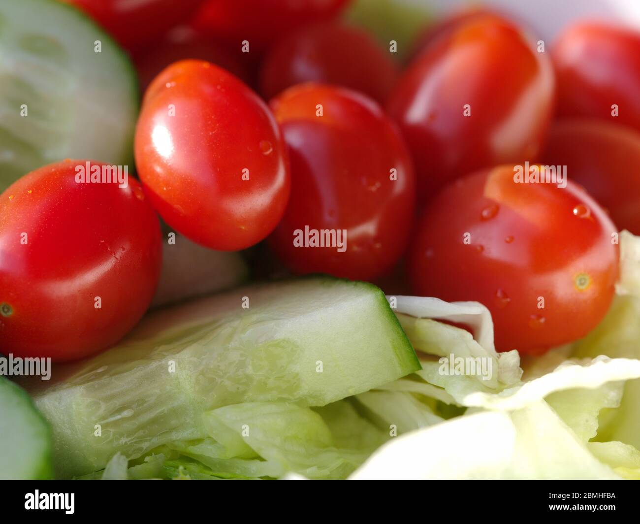 Salade de fruits et légumes Banque D'Images