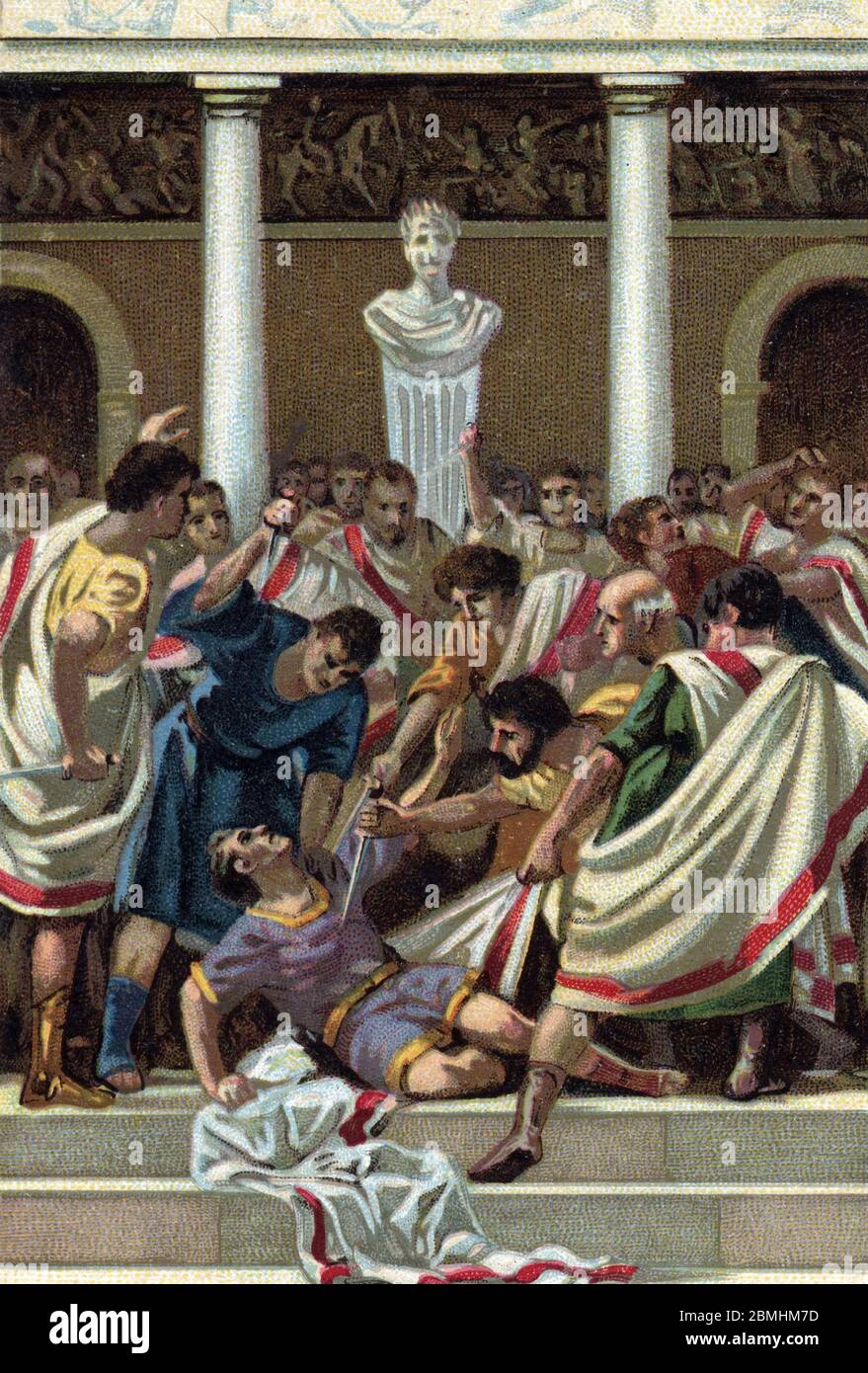 ''la mort de Jules Cesar' Jules Cesar (Giulio Cesare ou Caius Julius ...