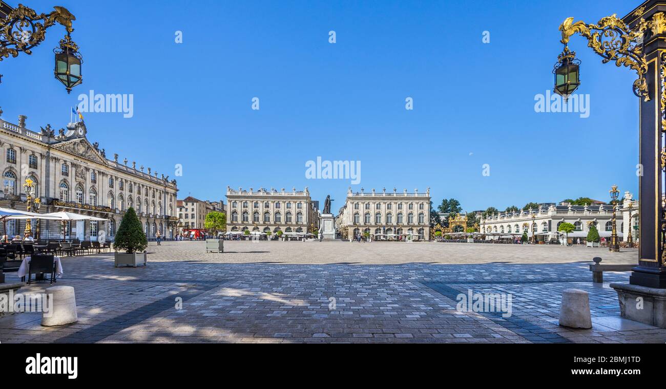 Place Stanislas, grande place du XVIIIe siècle au centre de Nancy, Meurthe-et-Moselle, Lorraine, France Banque D'Images
