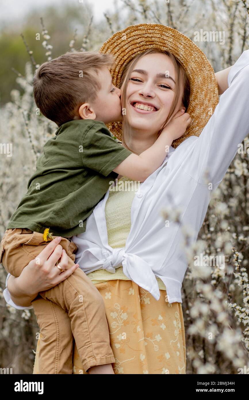 Bonne mère et fils s