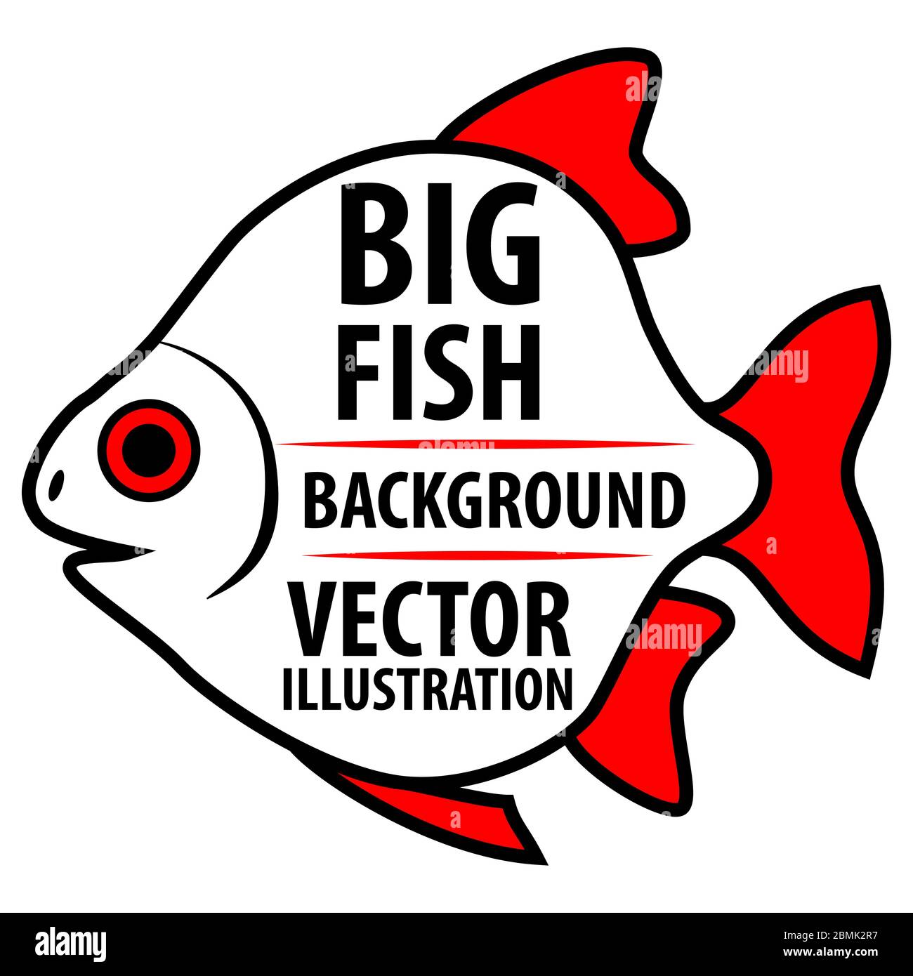 Fond Big Fish. Illustration de Vecteur