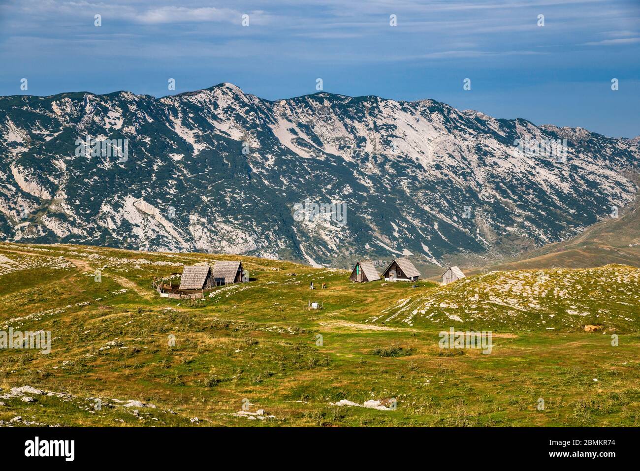 Massif de Sedlena Greda, Parc national de Durmitor, site classé au patrimoine mondial de l'UNESCO, Alpes Dinariques, Monténégro, Europe du Sud-est Banque D'Images