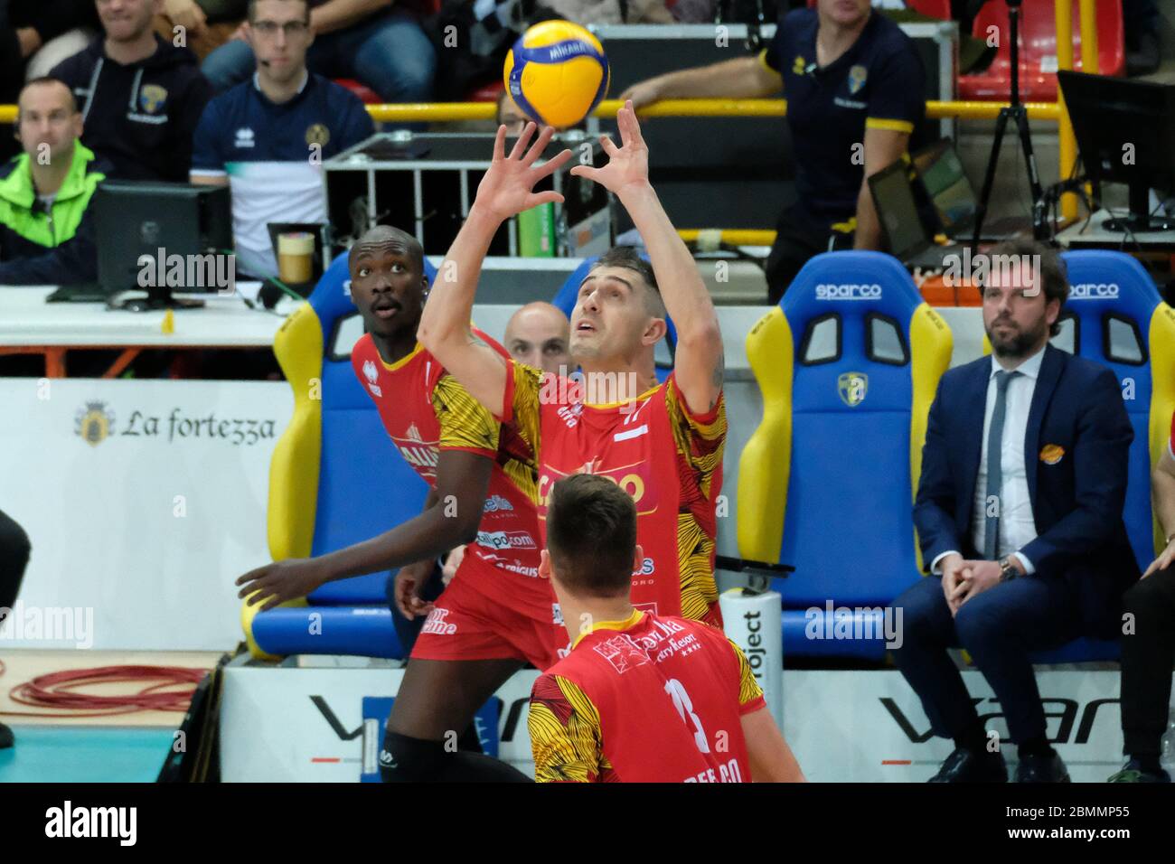 michele baranowicz (17) tonno callipo calabria - vibo valentia pendant le Volleyball italien Superlega série A Season 2019/20, AGSM Forum​, Vérone, Italie, Banque D'Images