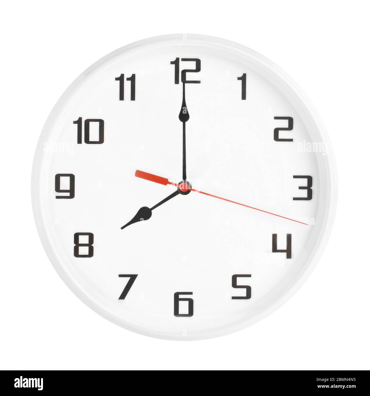 Horloge Blanche Isol e Sur Fond Blanc 8 H Ou 8 H Photo Stock Alamy what-time-is-time-change-2025-britney-s-brock