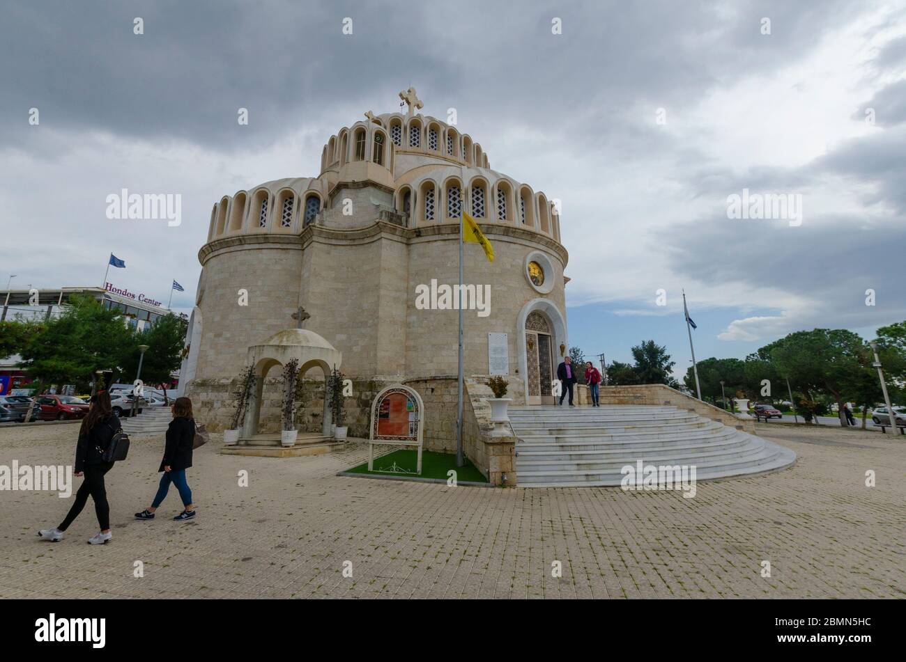 Cathédrale orthodoxe de Glyfada d'Athènes, Saints Constantine et Helen Banque D'Images