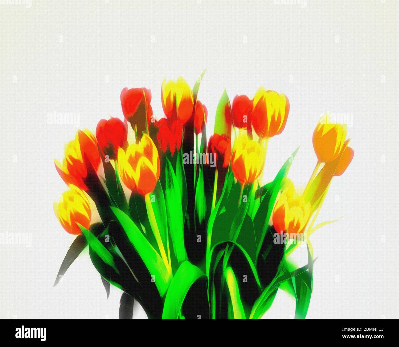 CARTE DE VŒUX : avec amour Banque D'Images