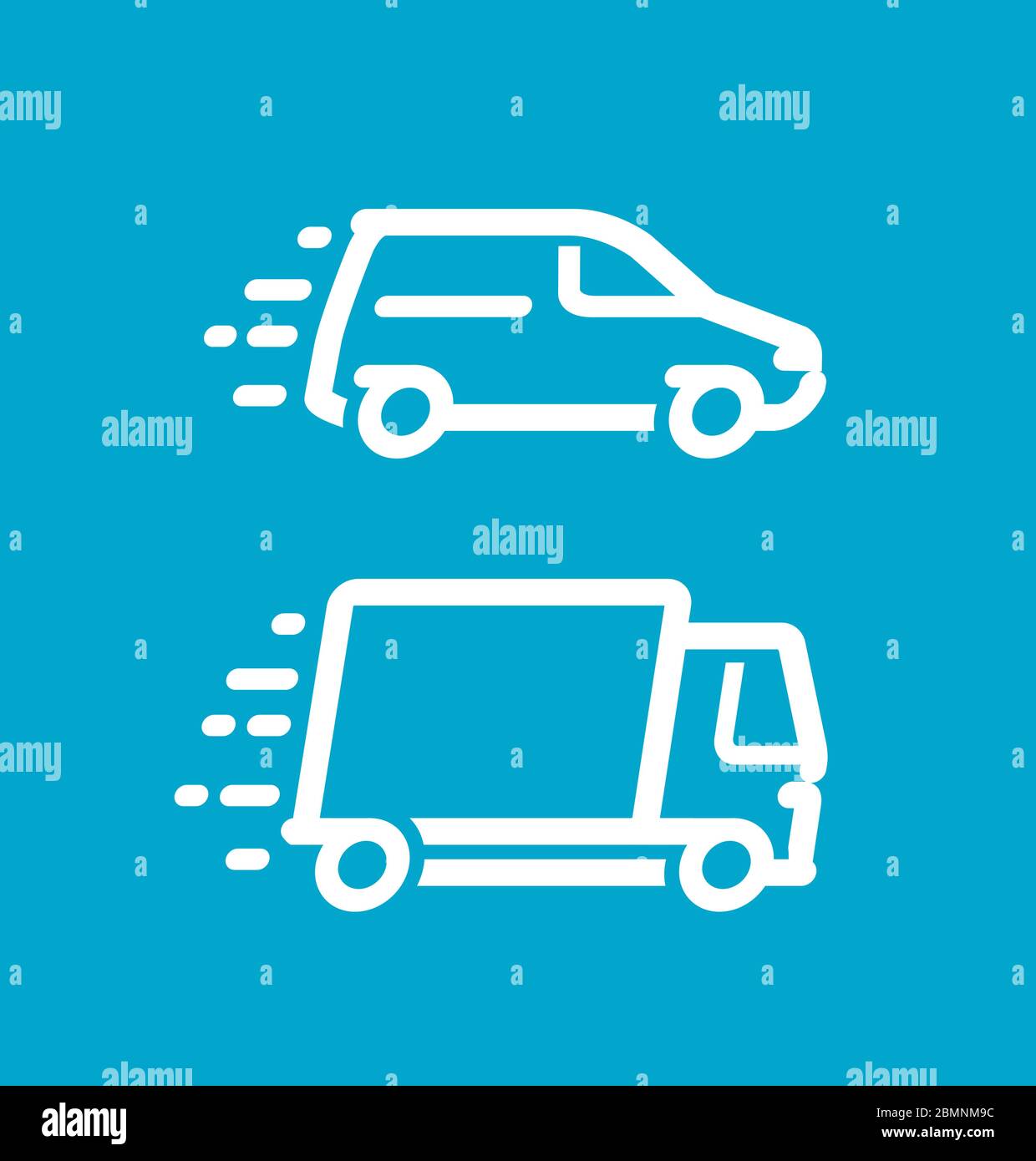 Icône de livraison. Transport de marchandises, logo ou symbole de déménagement. Illustration vectorielle Illustration de Vecteur
