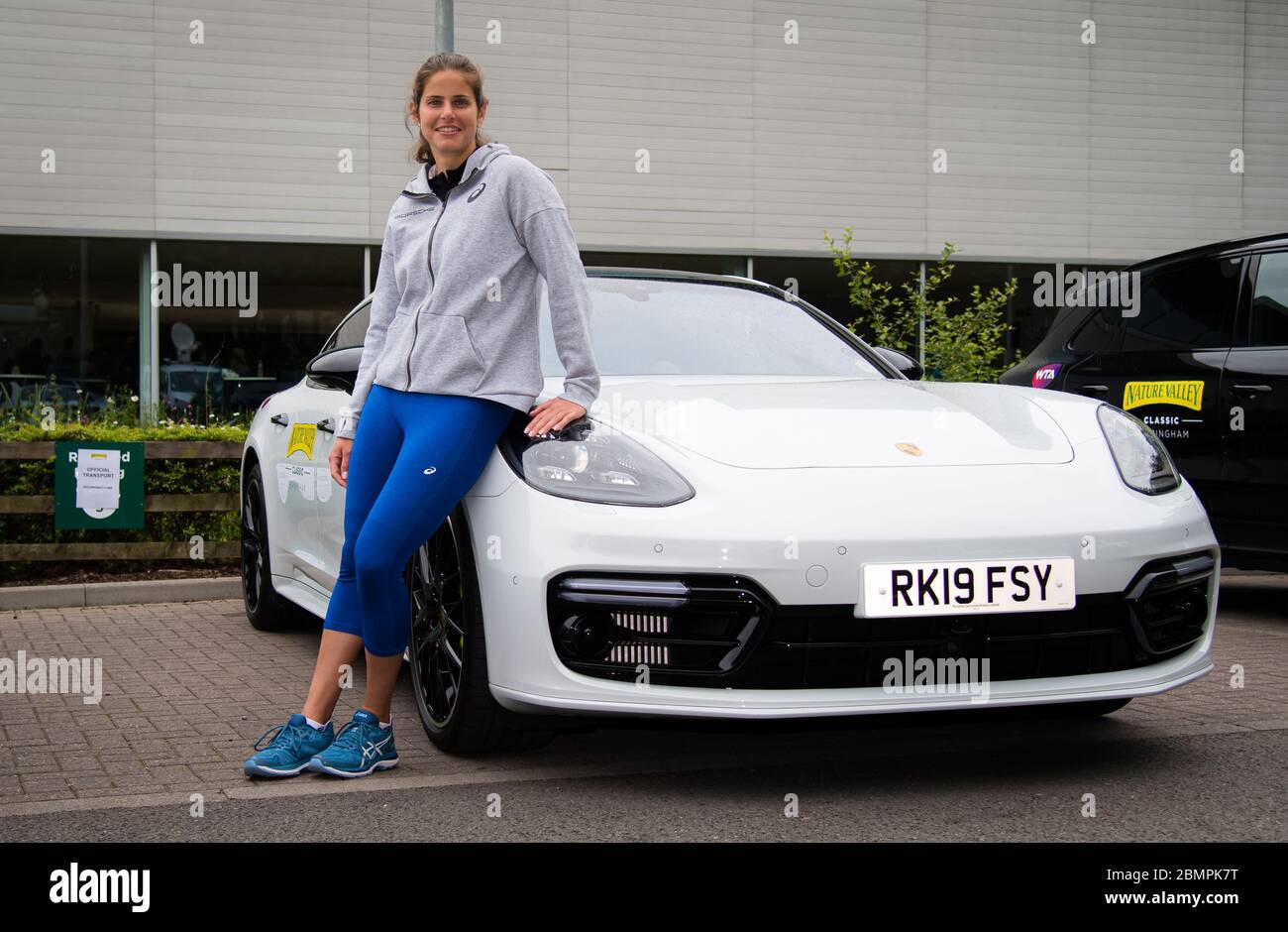 Julia Goerges, d'Allemagne, au tournoi de tennis WTA Classic 2019 de nature Valley Banque D'Images