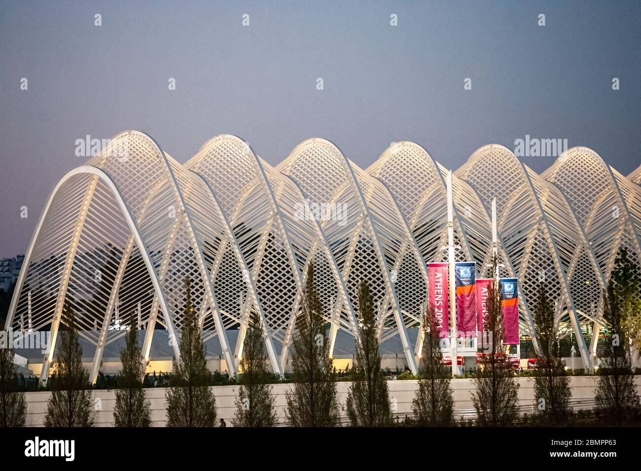 Jeux olympiques d'été 2004, complexe sportif, Athènes. Banque D'Images