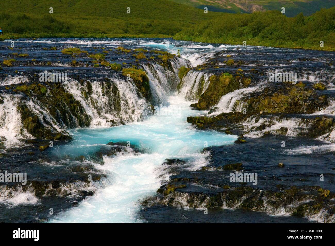 La plus belle cascade d'Islande - beau paysage Banque D'Images