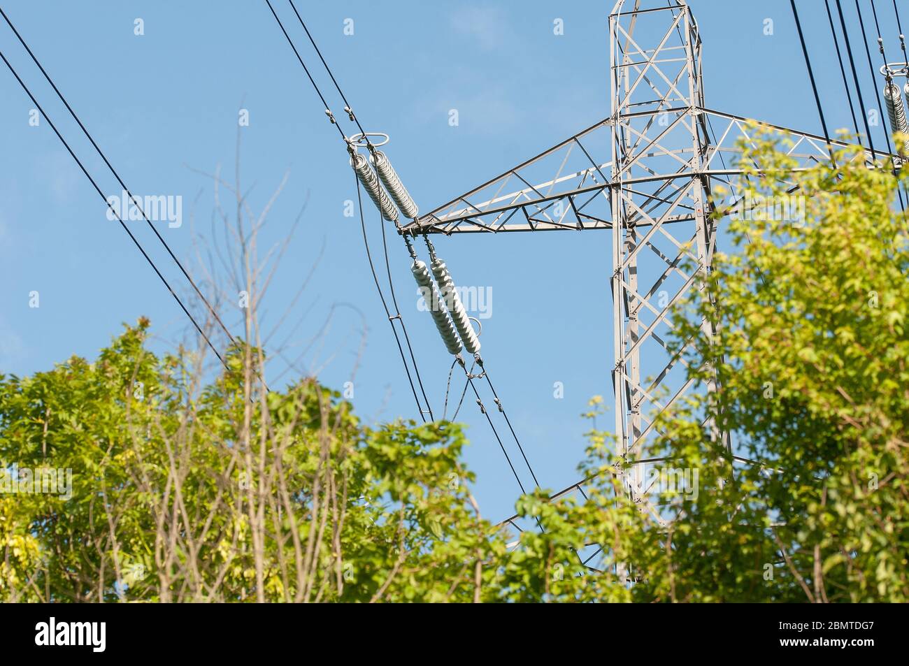 Pylône de l'électricité Banque D'Images