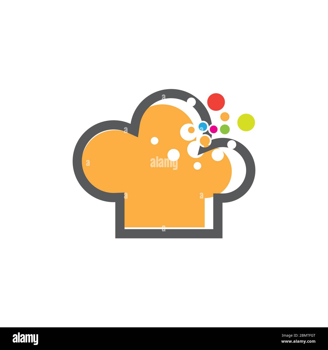 Chef hat modèle logo vector illustration Illustration de Vecteur