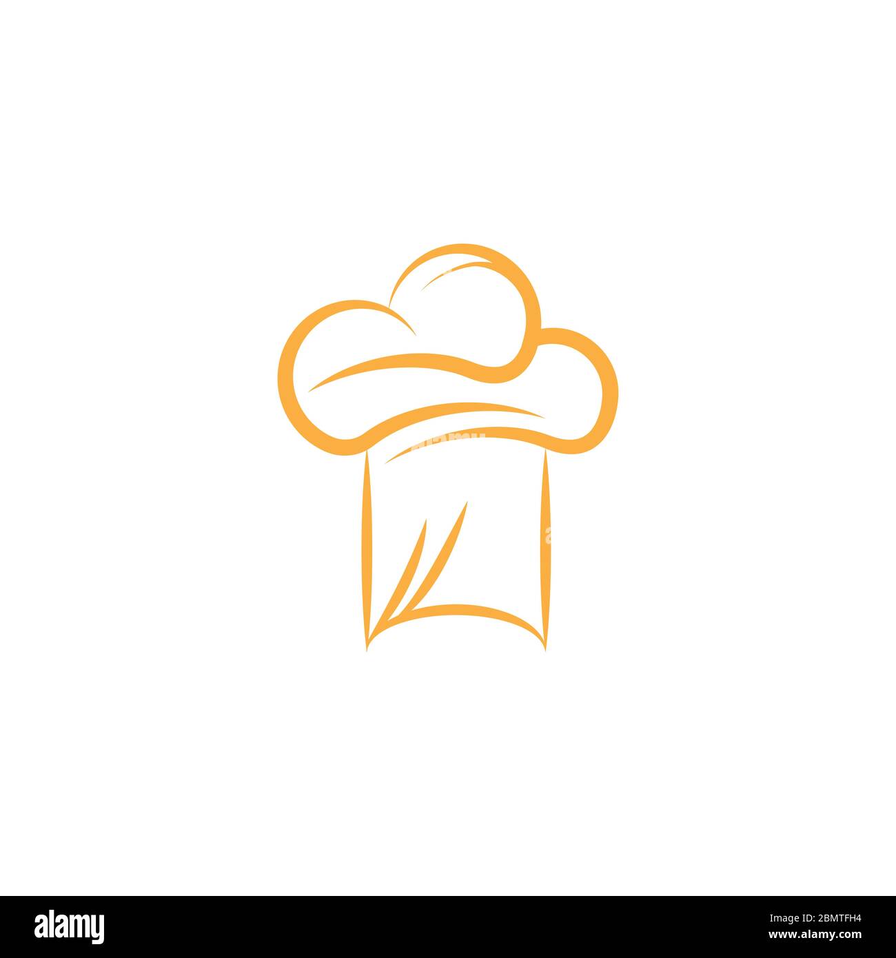 Chef hat modèle logo vector illustration Illustration de Vecteur