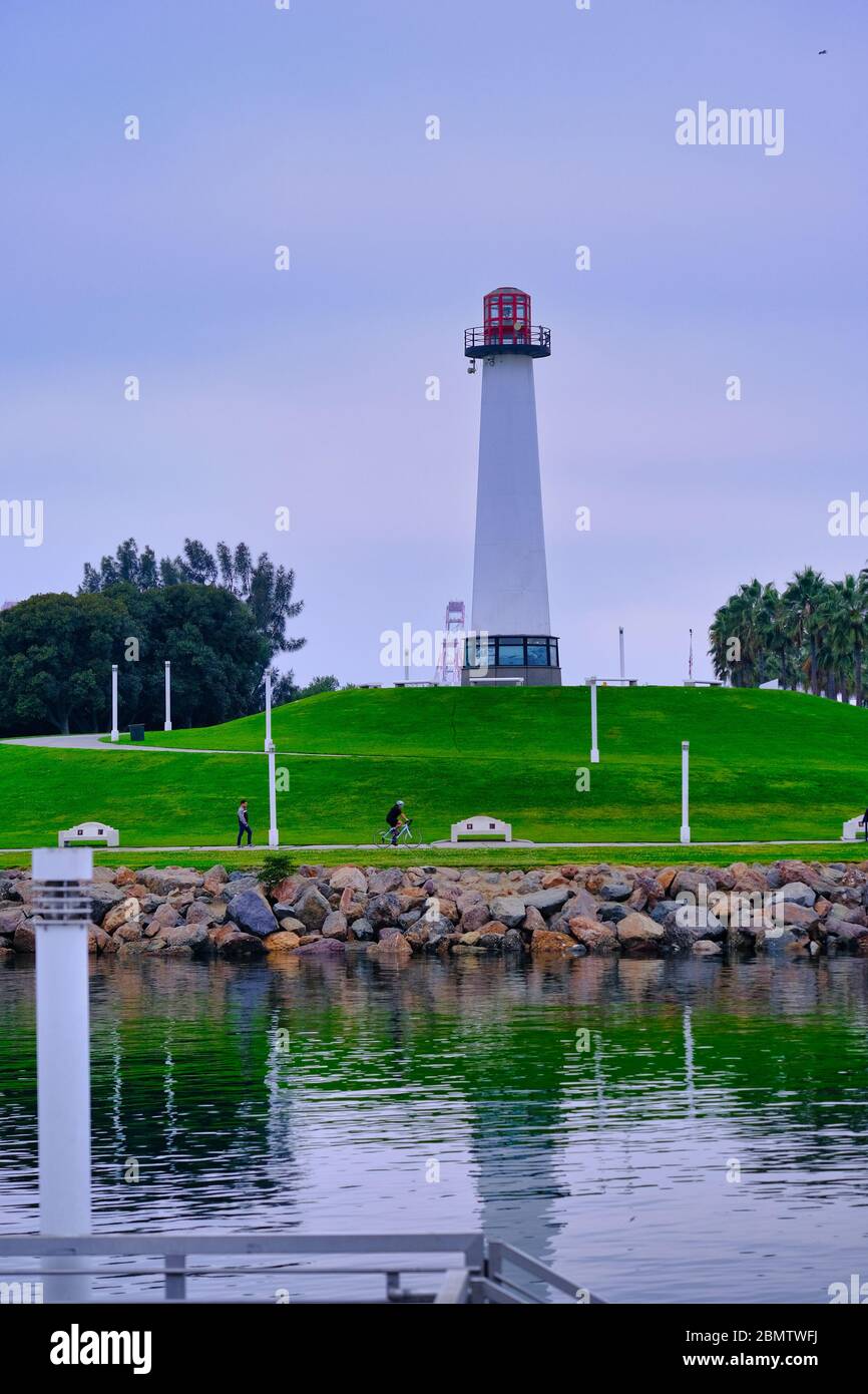 LONG BEACH, CALIFORNIE - 1er novembre 2019 : long Beach est connu pour ses attractions en bord de mer, dont la reine Mary. Plusieurs sports seront organisés Banque D'Images