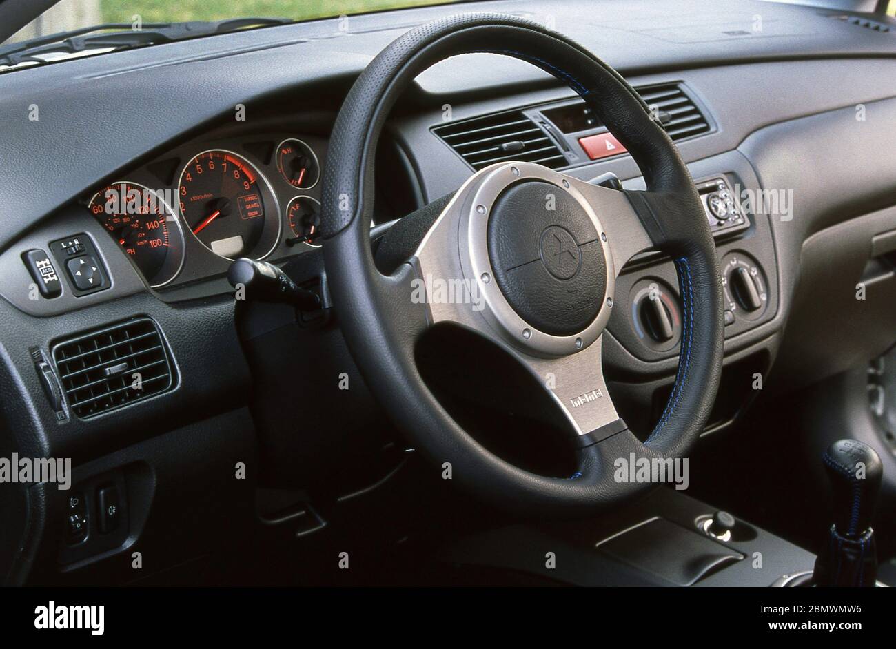 2002 Mitsubishi Evo VII Banque D'Images