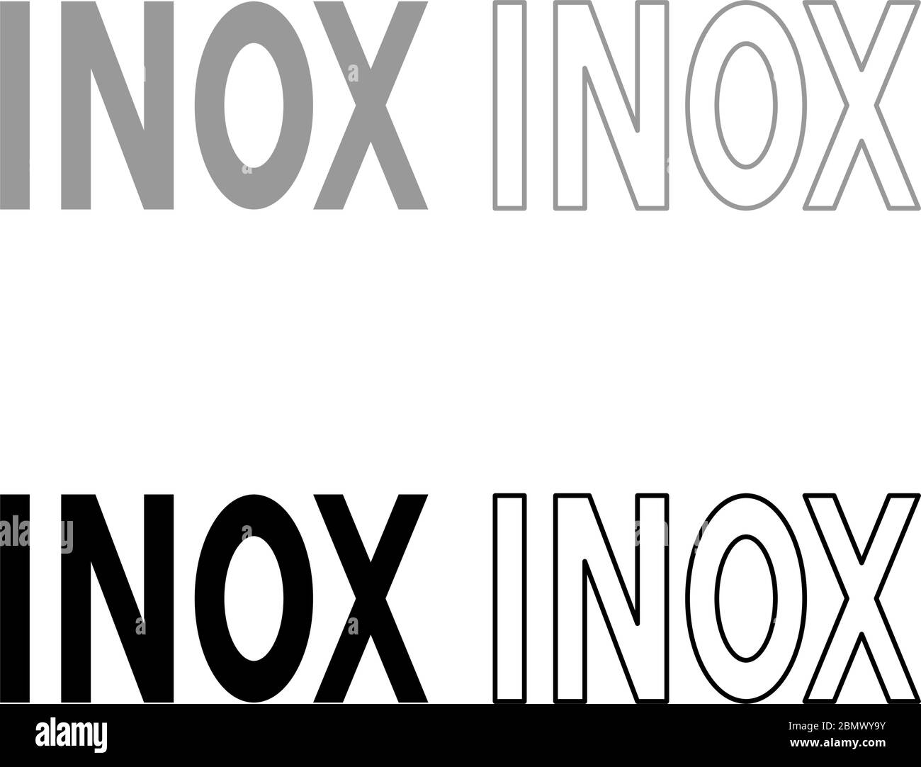 INOX inscription symbole type surfaces de cuisson signe ustensile ...