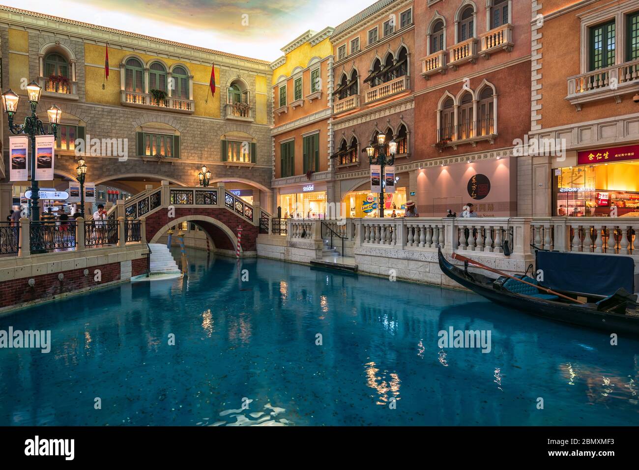 Macao, Chine - 16 mai 2020 : le complexe hôtelier vénitien de luxe de Macao est l'une des principales destinations de jeux au monde. Banque D'Images