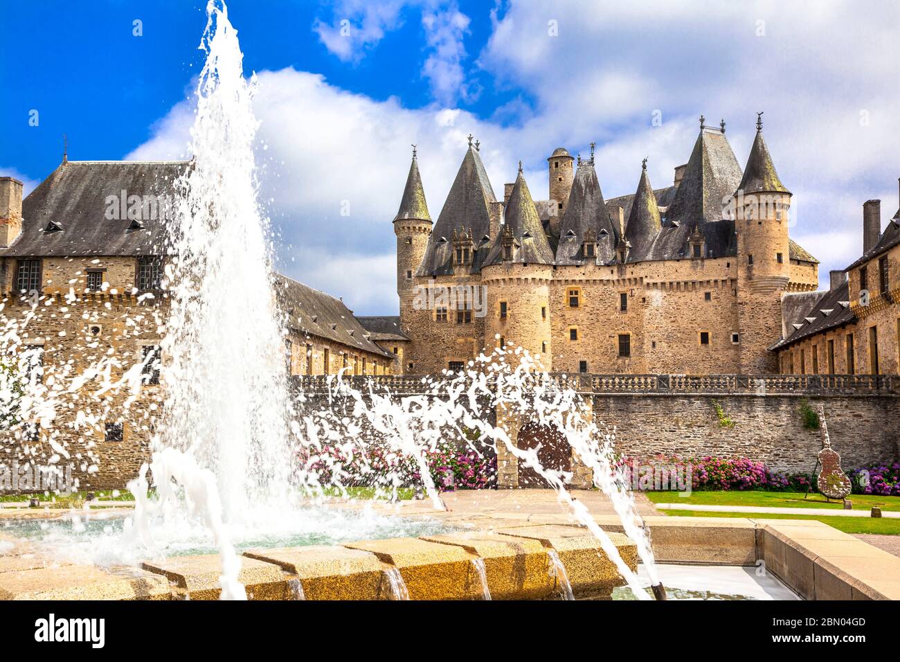 Beaux châteaux médiévaux de France - Jumilhac le Grand. Périgord, Dordogne Banque D'Images