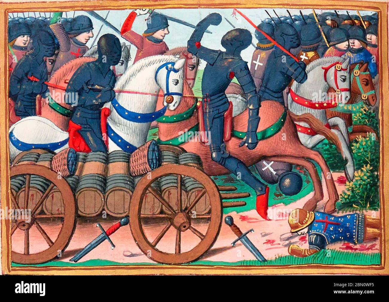 Bataille des Herrings, vers 1484 Banque D'Images