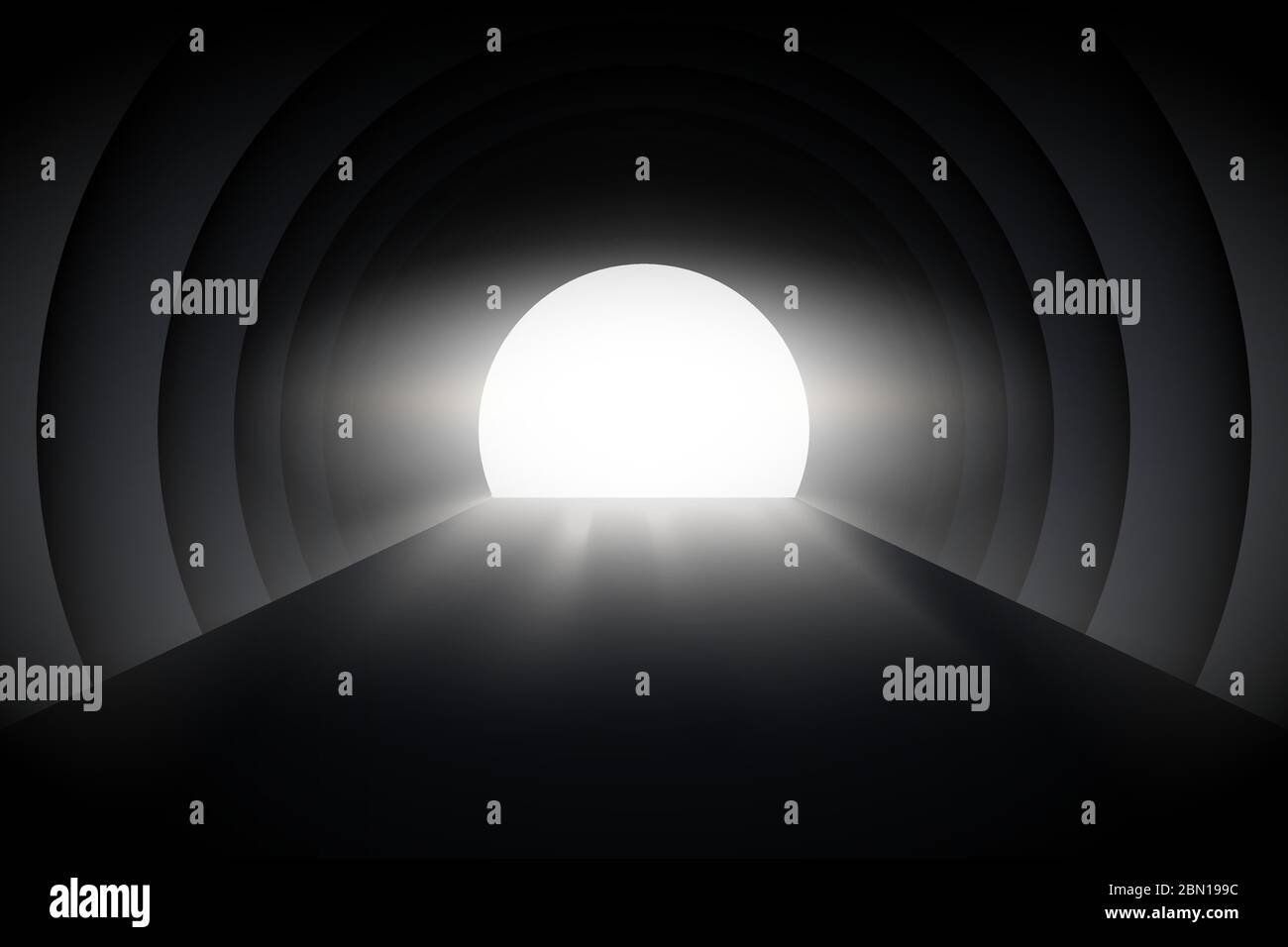 La lumière au bout du tunnel Banque d'images vectorielles - Alamy