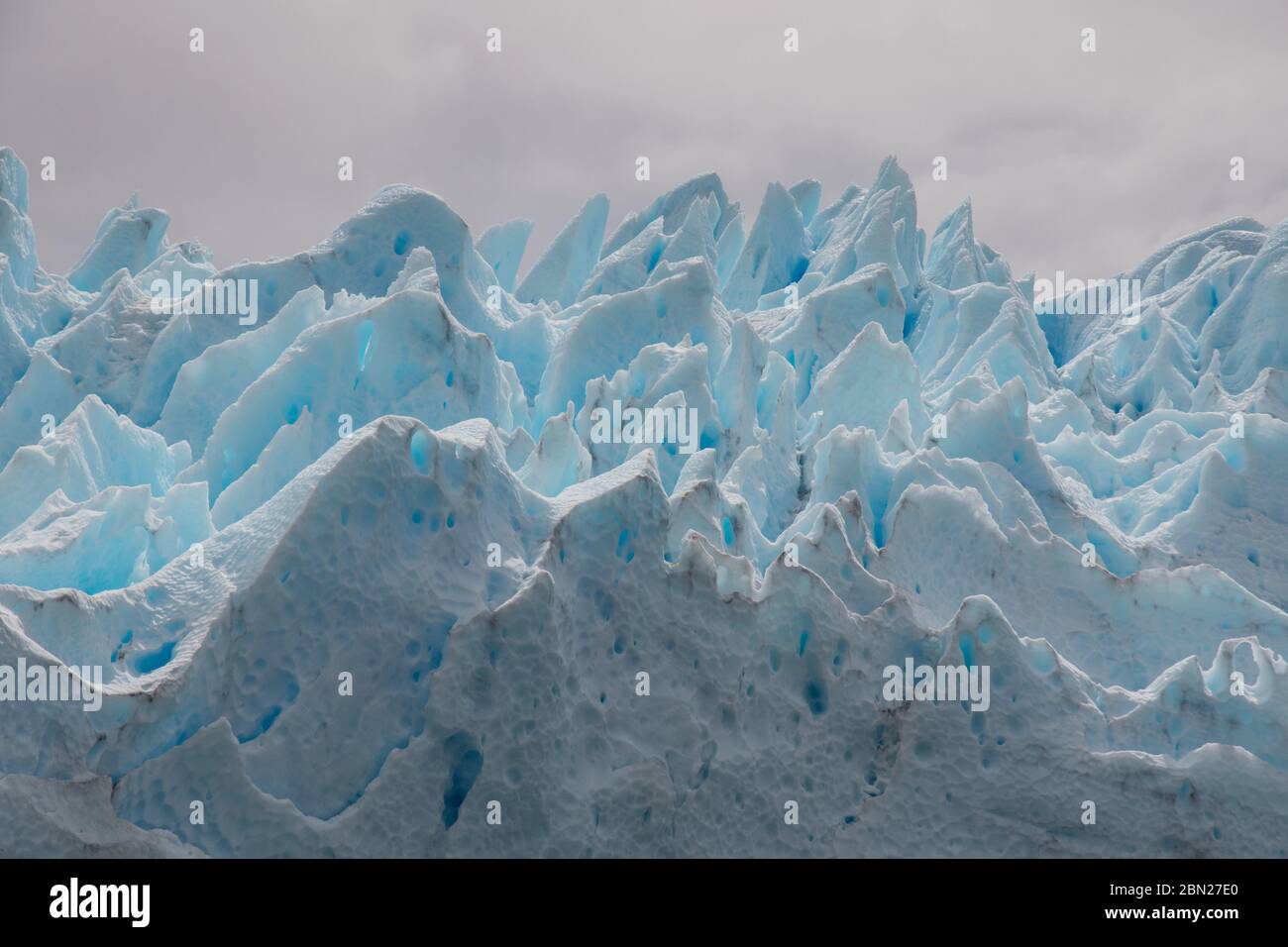 Le glacier Perito Moreno, El Calafate, Argentine Banque D'Images