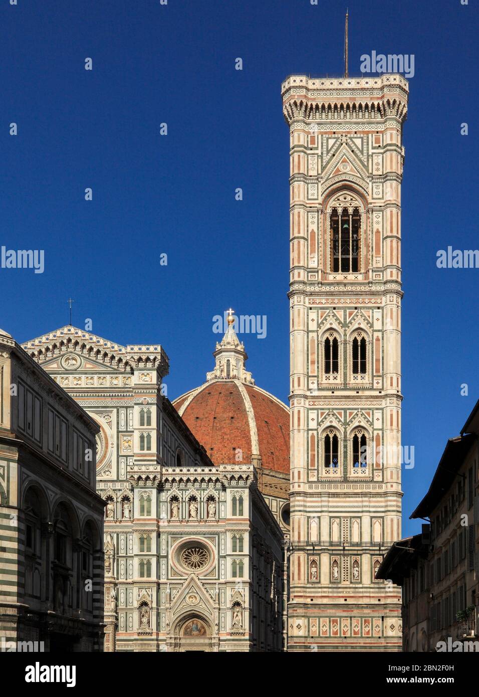 I/Toskana/Florenz: Fassade des Dom Santa Maria dei Fiore Banque D'Images