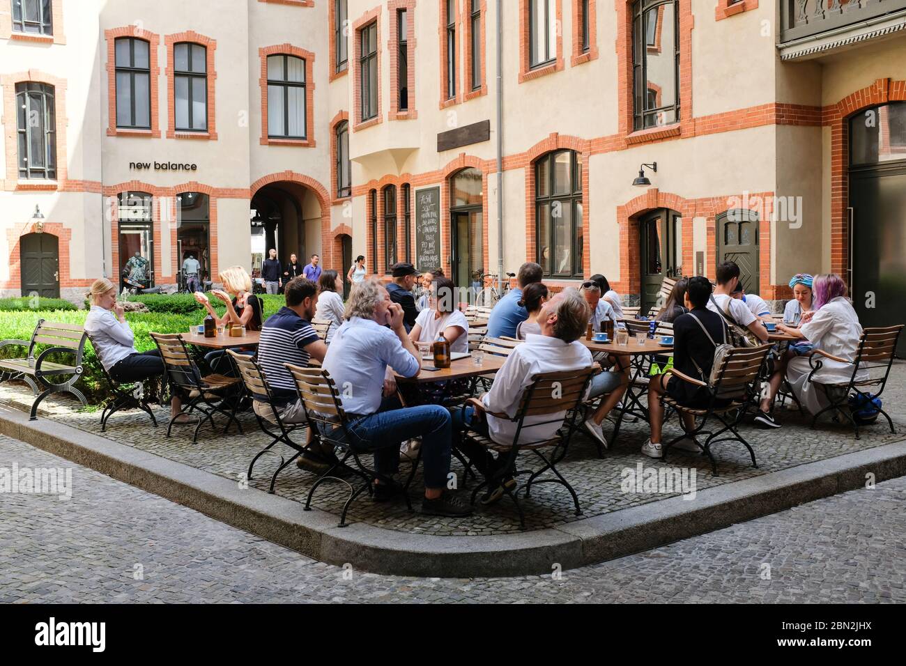Charpentier père Cafe à la mode , Berlin, Allemagne Banque D'Images