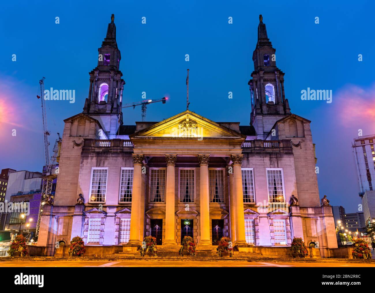 Leeds Civic Hall en Angleterre Banque D'Images
