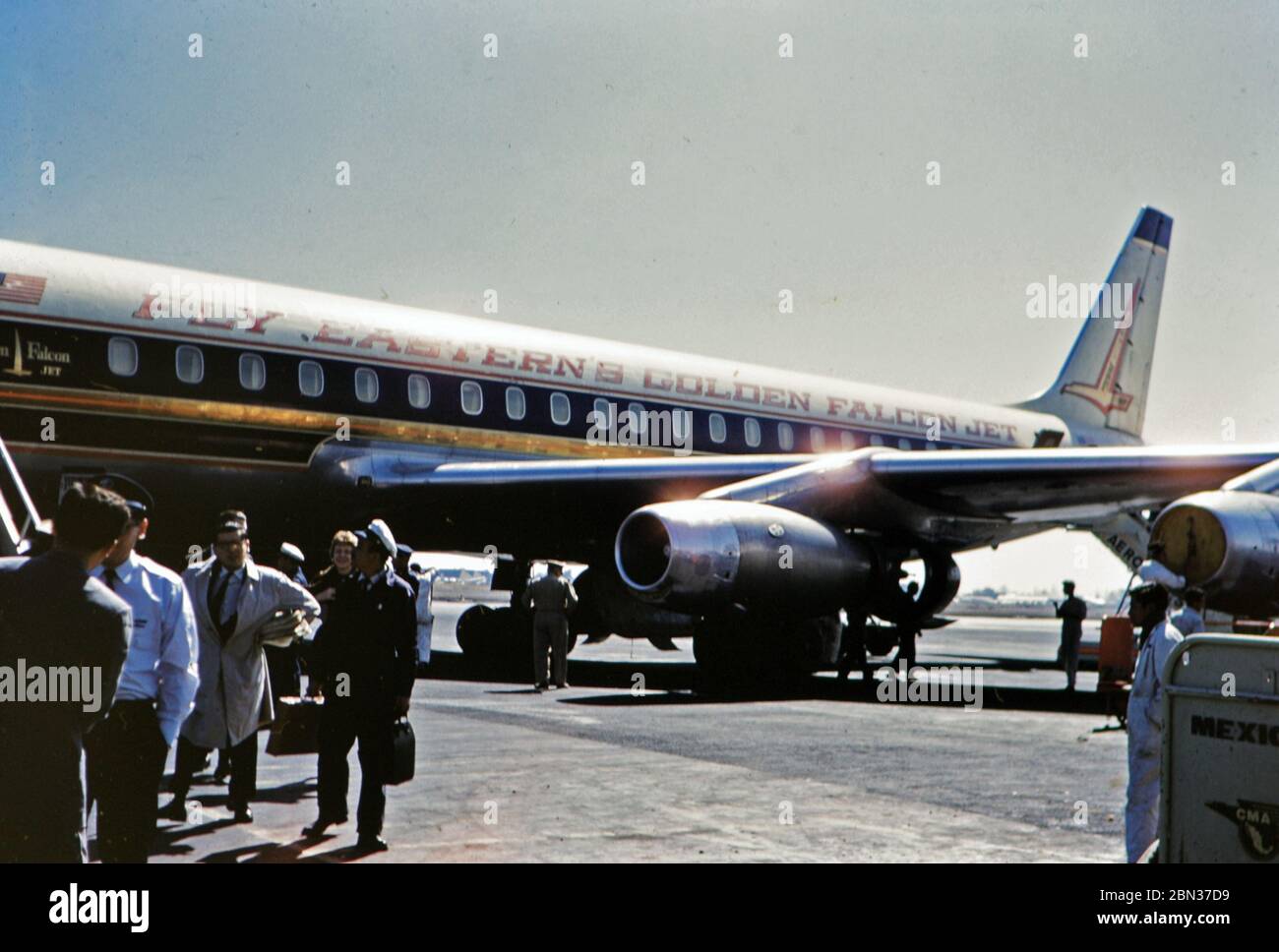 Eastern Airlines Golden Falcon Jet, 1960-1963 Banque D'Images