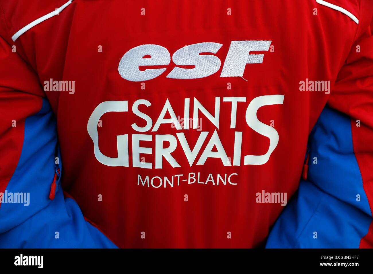 ESF : Žcole de ski franais. Monsieur. France. Banque D'Images