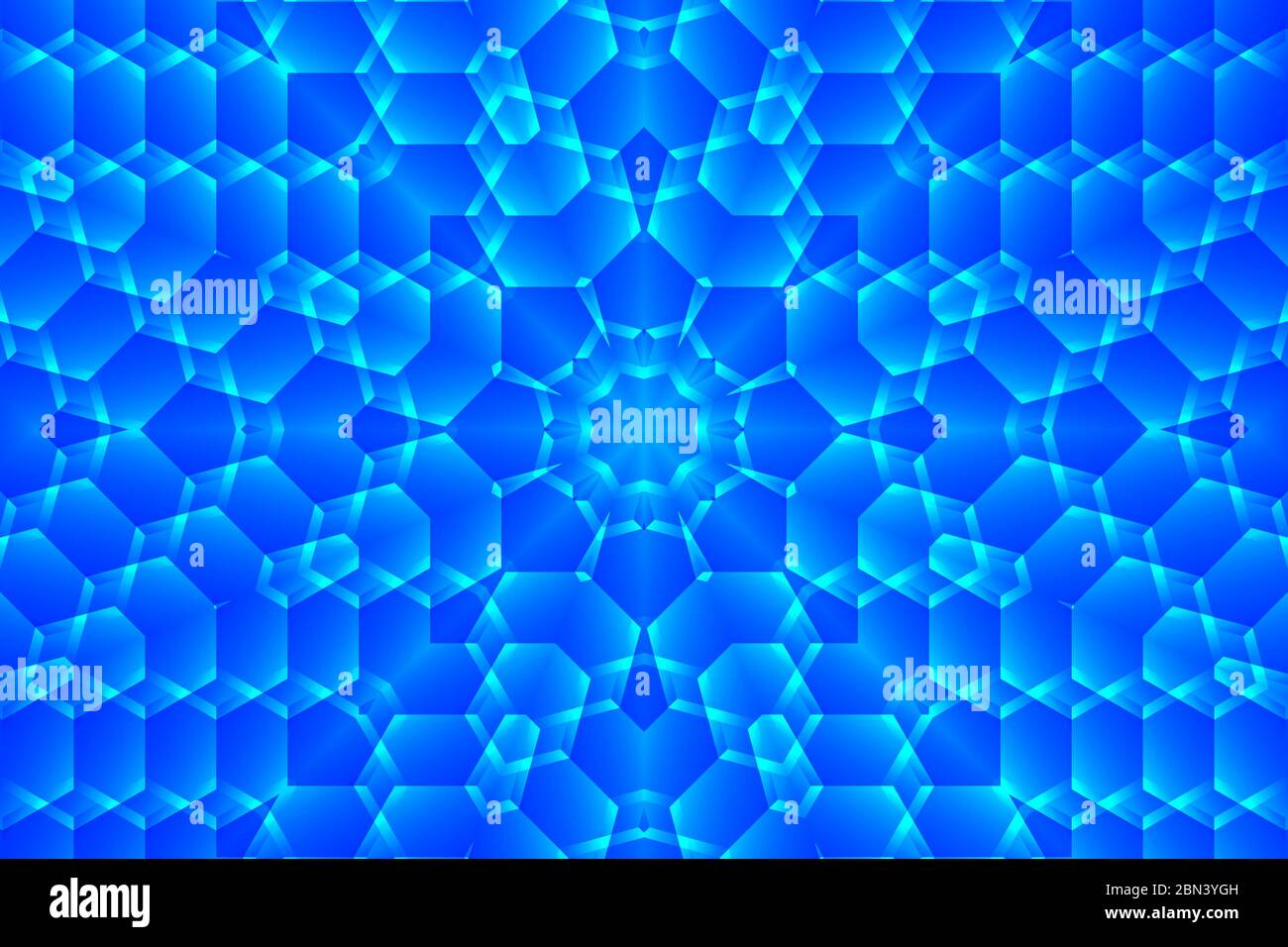 Arrière-plan polygonal abstrait avec formes géométriques brillantes. Banque D'Images
