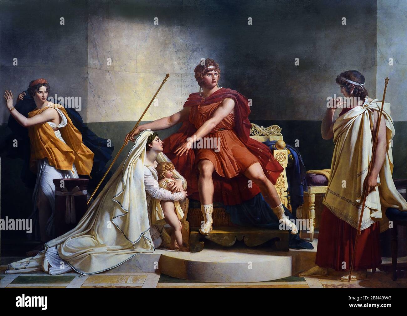 Andromaque et Pyrrhus - Andromaque et Pyrrhus 1810 GUERIN Pierre Narcisse 1774 - 1833 France Français Banque D'Images