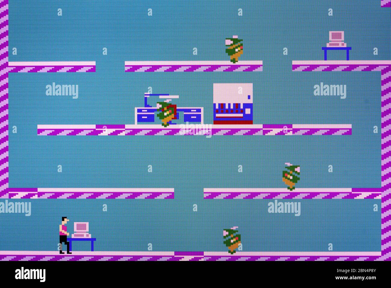 Impossible Mission - Atari 7800 jeu vidéo Banque D'Images