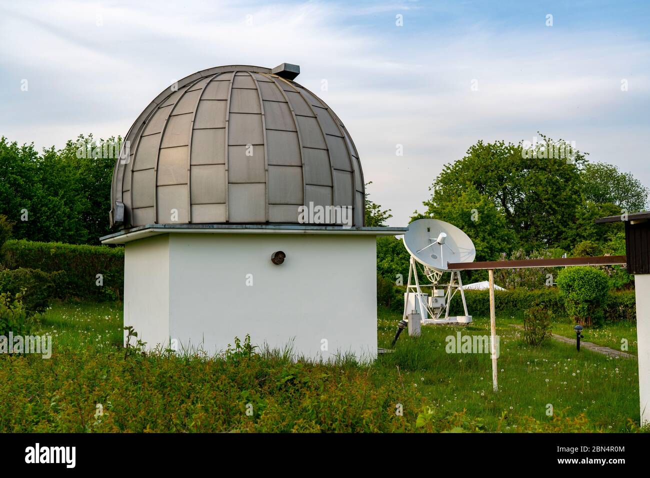 Walter-Hohmann-Sternwarte, observatoire public, géré par une association, dans le district de Schuir, à Essen, NRW, Allemagne Banque D'Images