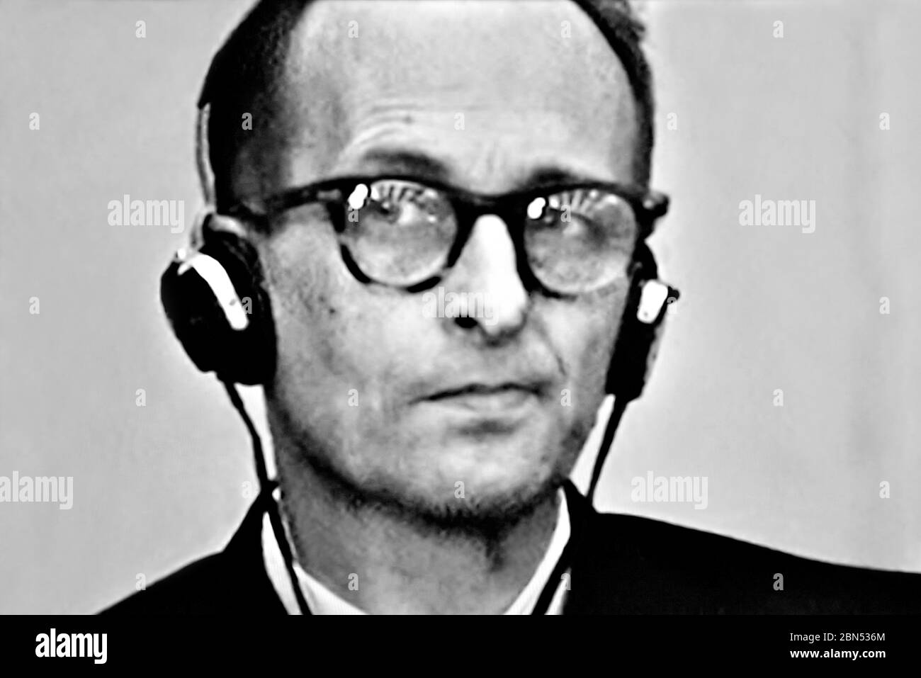 Procès Adolf Eichmann à Jérusalem 1961 Banque D'Images