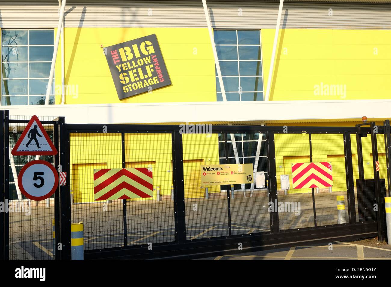 The Big Yellow Self Storage Company à South Wimbledon, Londres. Banque D'Images
