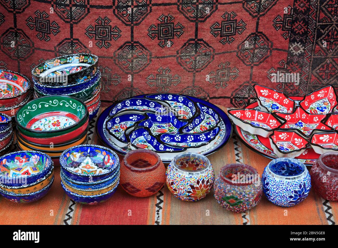 Magasin d'artisanat dans Bazaar District,Istanbul,Turquie,Europe Banque D'Images